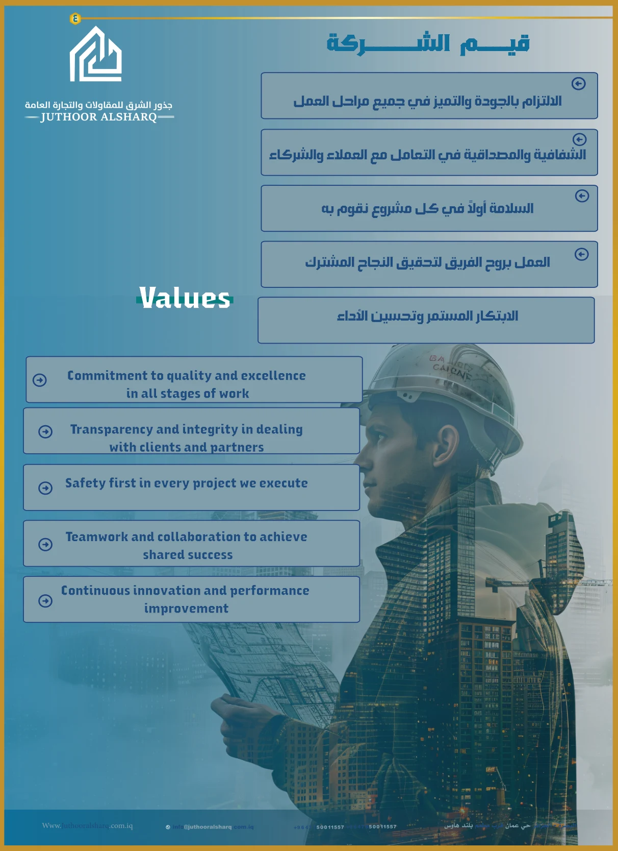 قيم الشركة — الصفحة 5